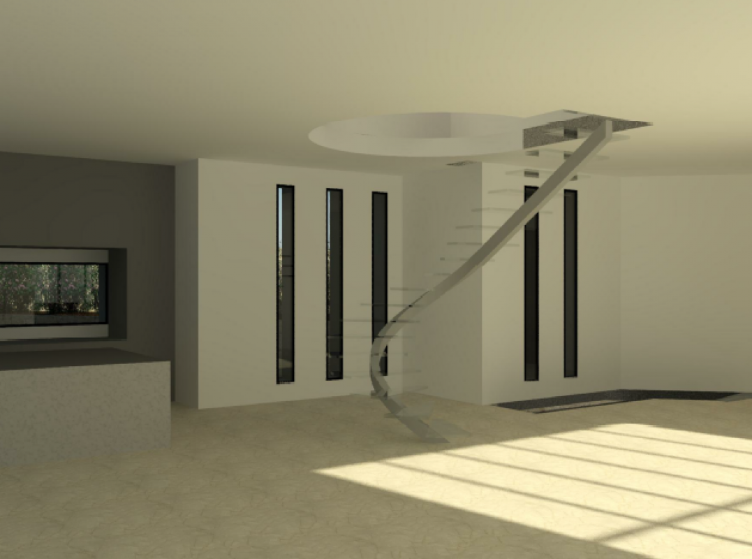 Escaliers 3D Villa Saint tropez